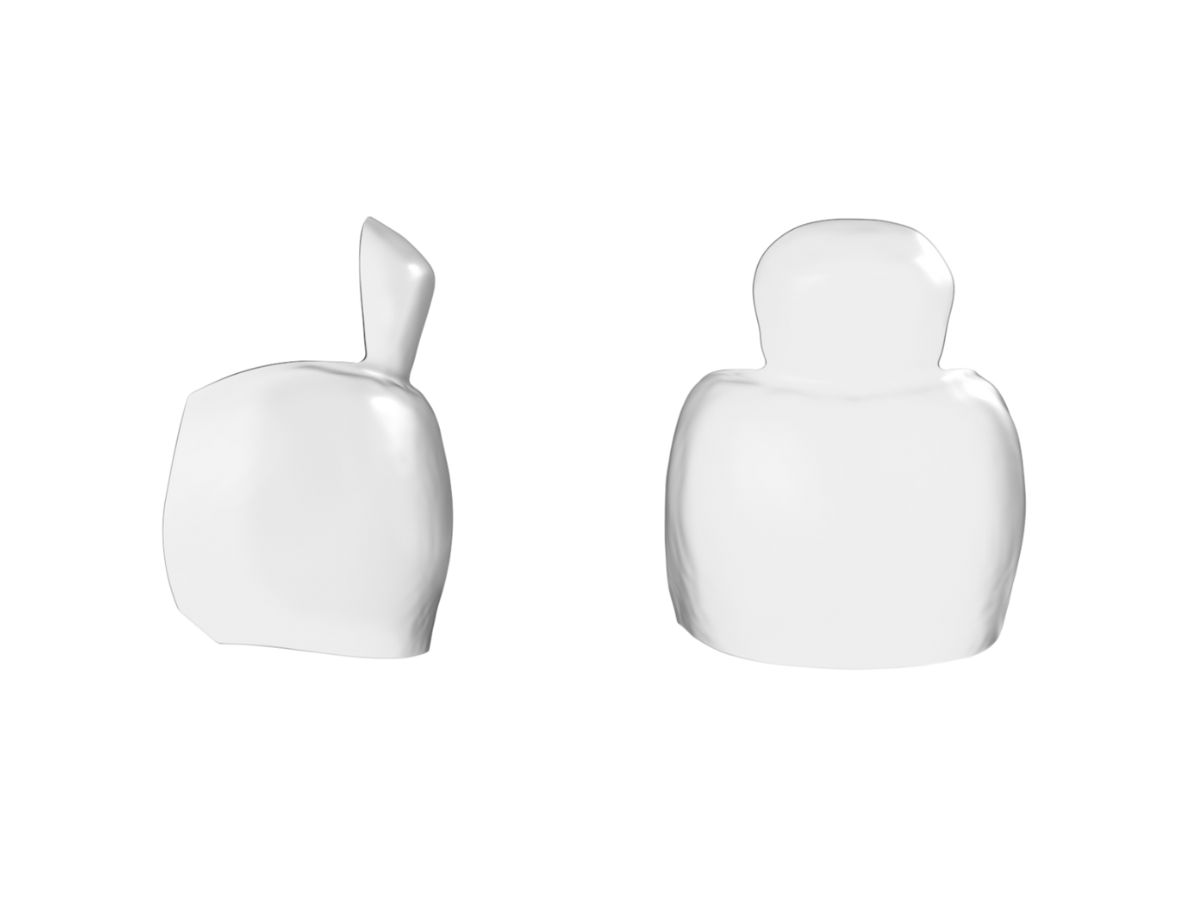 Biofit HD Posterior translucent white, 75µm – 5,5 mm (50)