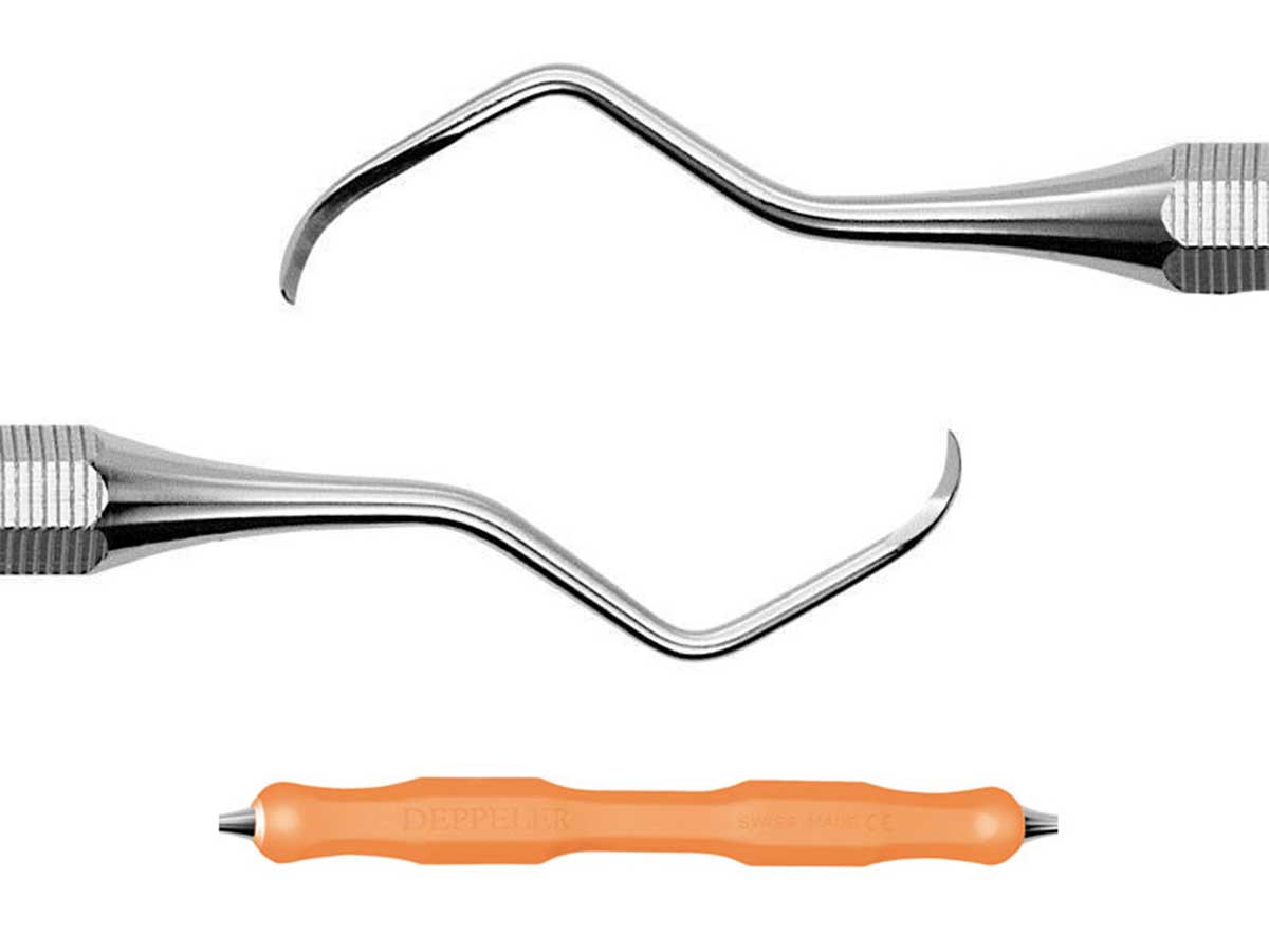 M23A™ Universal Kürette mit CN-Griff Orange