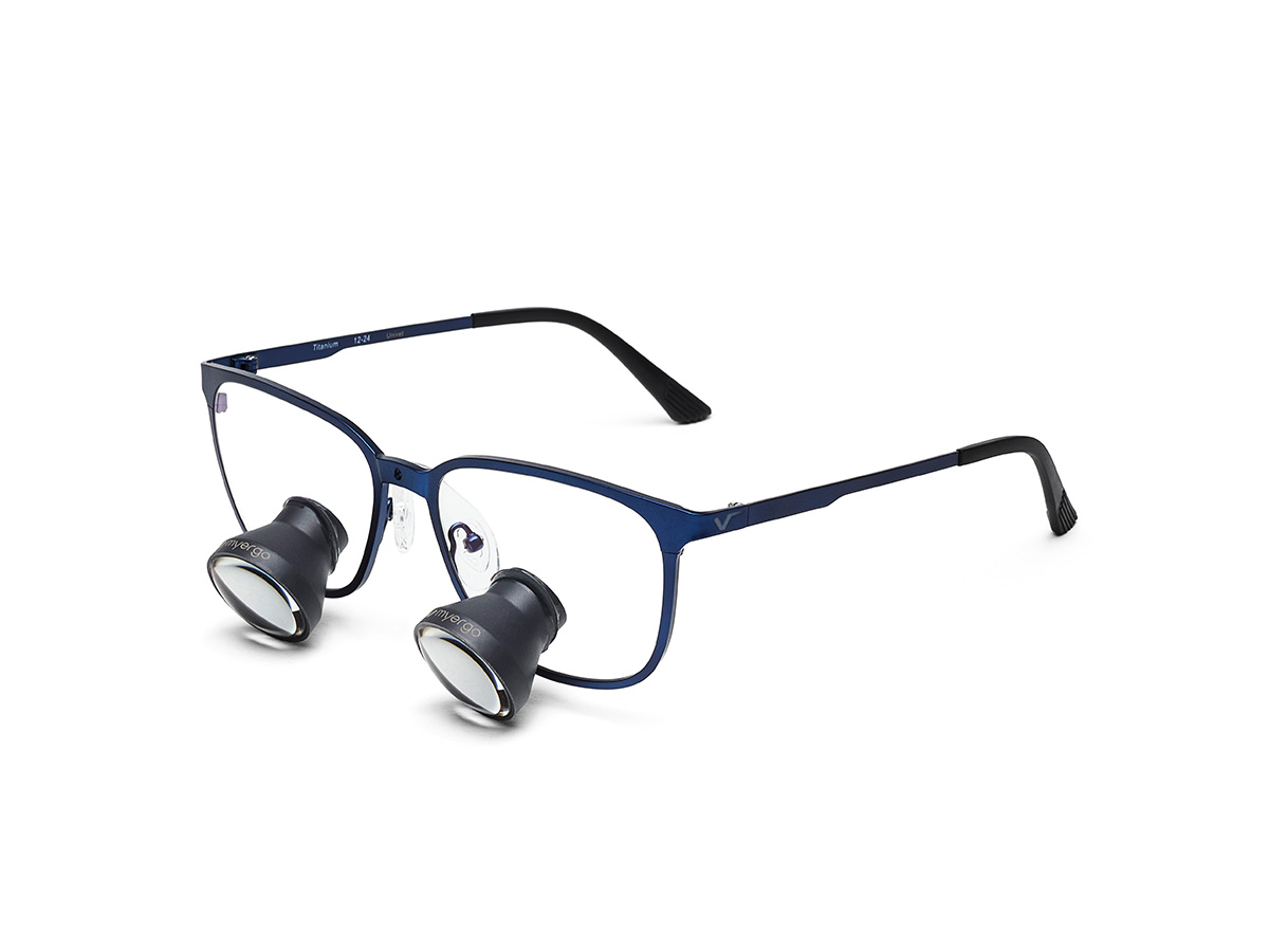 MyErgo Galilei TTL Lupe 2,5x350 mm REGENT (square) - blau