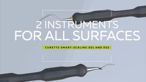 DS1CN Scaling 1 Kürette mit CN-Griff Schwarz